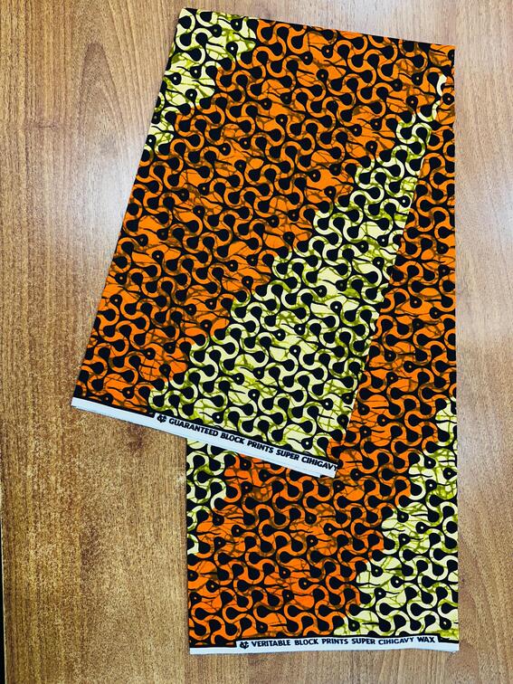 Orange & Green Guaranteed Block Prints